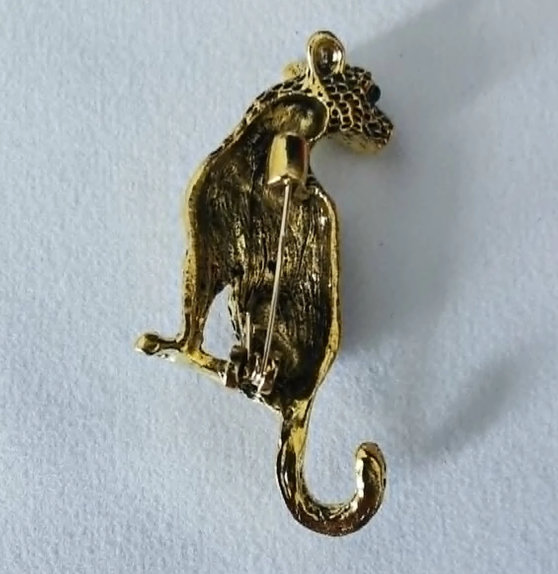 Vergulde Léopart-broche – photo 2